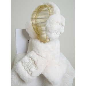 (국내배송) 셀린느 트리옹프 시어링 이어머프 귀마개 & 트리옹프 시어링 머플러 2PCS 셋