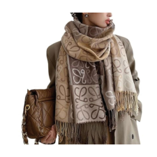 (국내배송) 로에베 체크보드 울 스카프