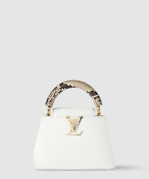 루이비통 토뤼옹 파이톤 트리밍 카퓌신 미니 N98477