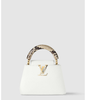 루이비통 토뤼옹 파이톤 트리밍 카퓌신 미니 N98477