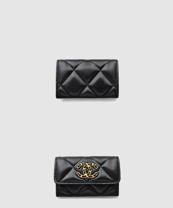 샤넬 19 플랩 카드지갑 AP1790