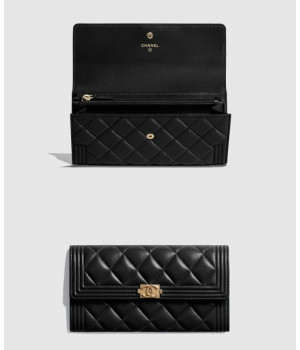 샤넬 보이 플랩 장지갑 A80286