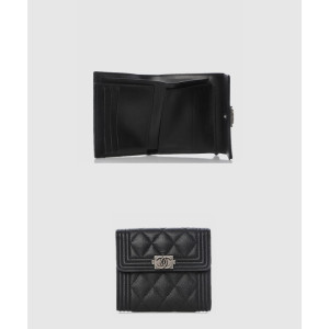 샤넬 보이 반지갑 A80734