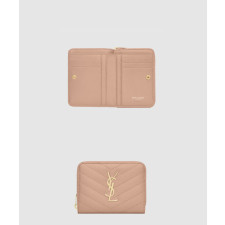 생로랑 컴팩트 지퍼 어라운드 반지갑 403723