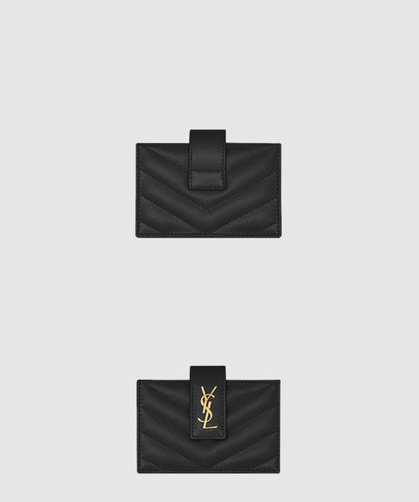 생로랑 모노그램 아코디언 카드지갑 607907