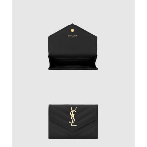 생로랑 모노그램 엔벨로프 반지갑 414404