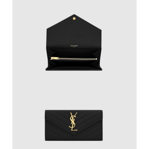 생로랑 모노그램 마틀라세 플랩 장지갑 372264