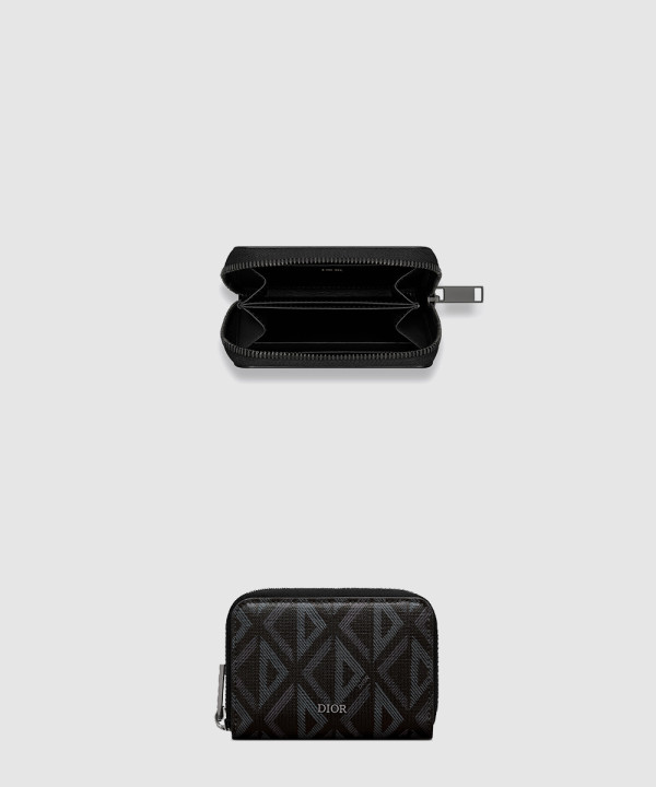 디올 다이아몬드 지퍼 카드지갑 2ESBC
