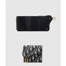 디올 새들 로투스 반지갑 S5652