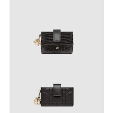 디올 레이디 아코디언 카드지갑 S0074