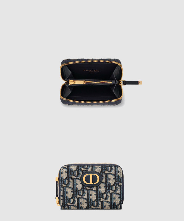 디올 30 몽테인 오블리크 동전지갑 S2155