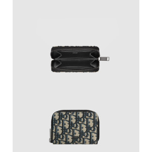 디올 지퍼 카드 지갑 2ESBC