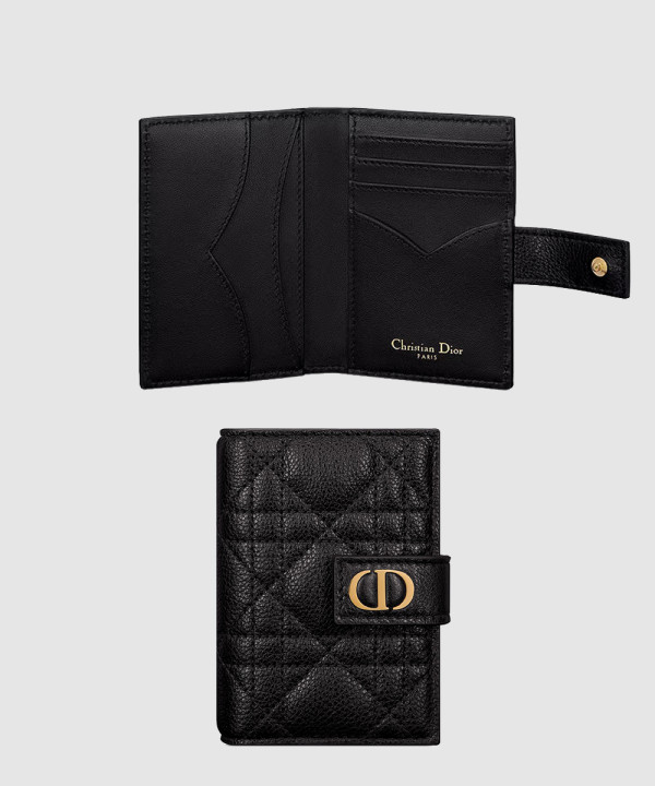 디올 카로 버티컬 단델리온 카드 지갑 S5157