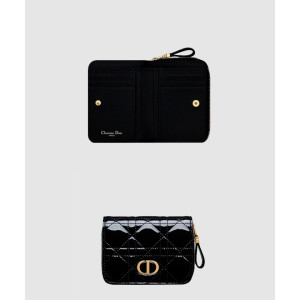 디올 카로 컴팩트 코스모스 지퍼 지갑 S5032