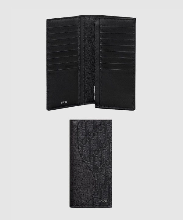 디올 새들 버티컬 장지갑 2ADBC