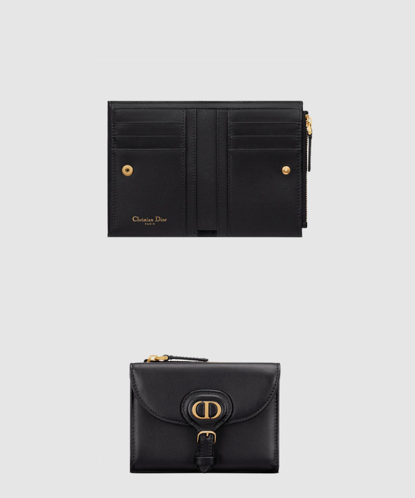 디올 바비 레더 미니 반지갑 S5699