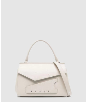 마르지엘라 스내치드 가죽 토트 크로스백