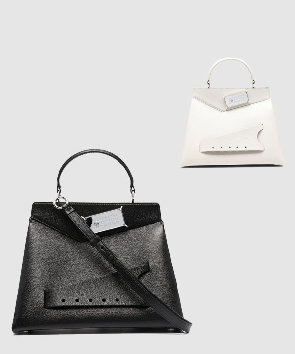 마르지엘라 스내치드 미디엄 탑핸들백