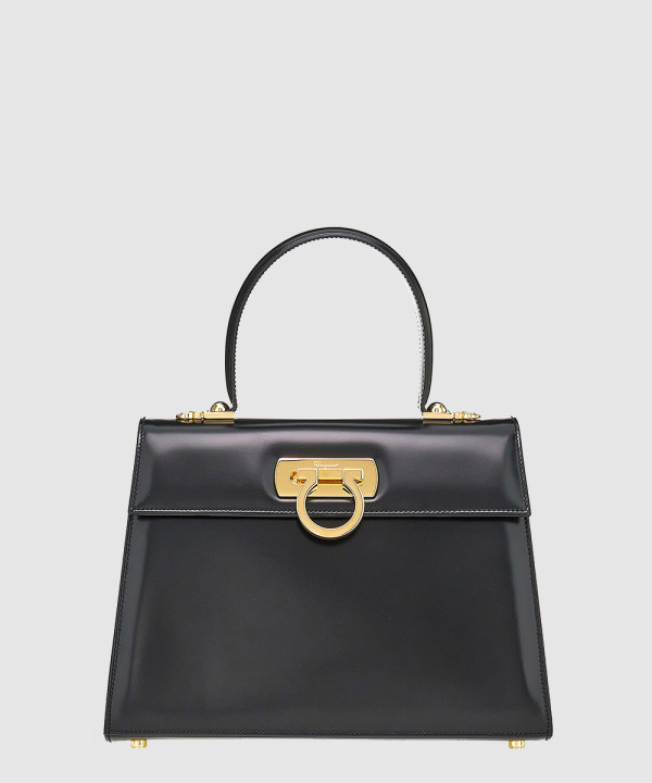 페라가모 아이코닉 탑 핸들백 라지 212181