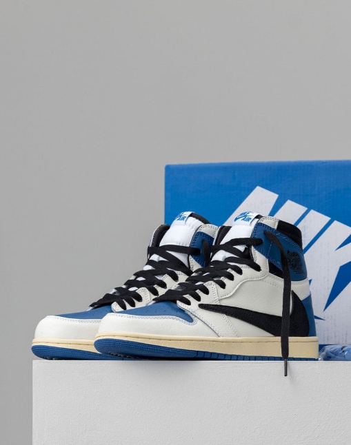 (국내배송) 나이키 프라그먼트 트레비스스캇 조던1 하이