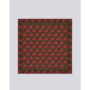 (국내배송) 루이비통 X 무라카미 다카시 모노그램 세리즈 체리 스퀘어 스카프