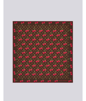 (국내배송) 루이비통 X 무라카미 다카시 모노그램 세리즈 체리 스퀘어 스카프