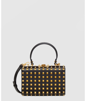 발렌티노 올오버 락스터드 박스 숄더백