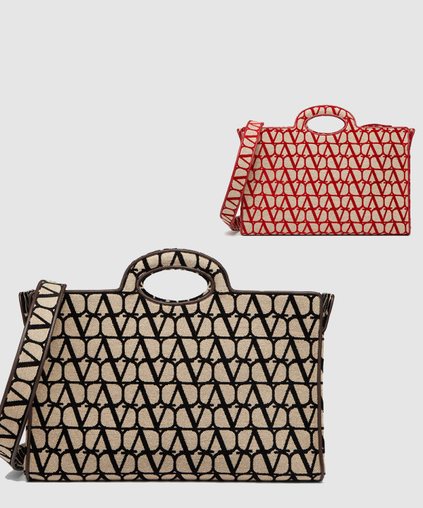 발렌티노 르 트루아지엠 뚜알 아이코노그라피 쇼퍼백