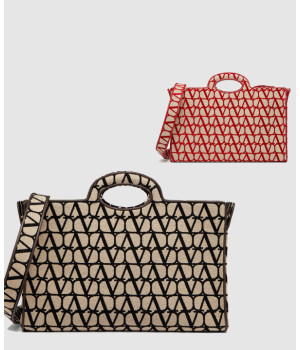 발렌티노 르 트루아지엠 뚜알 아이코노그라피 쇼퍼백