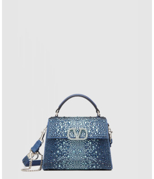 발렌티노 크리스탈 브이슬링 탑핸들백 미니
