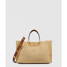 발렌티노 로만스터드 미디움 토트백