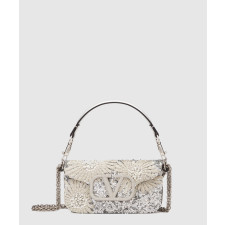 발렌티노 로코 스몰 플로럴 프린트 자수 숄더백