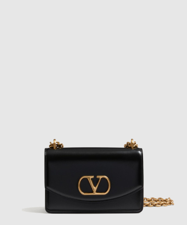 발렌티노 가라바니 베인 유광 카프스킨 스몰 숄더백