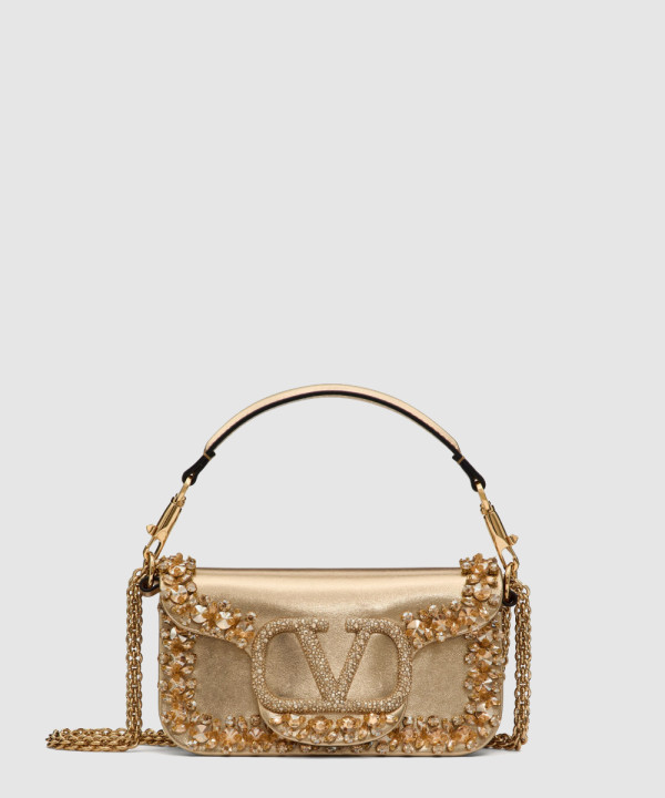 발렌티노 로코 크리스탈 장식 숄더백