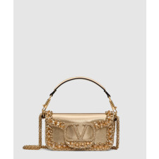 발렌티노 로코 크리스탈 장식 숄더백