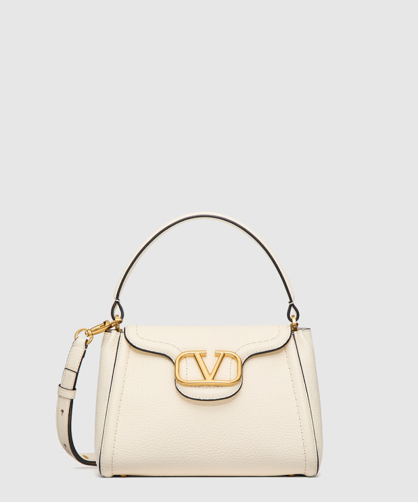 발렌티노 올타임 스몰 그레인드 카프스킨 숄더백