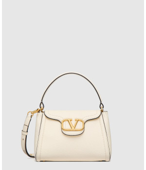 발렌티노 올타임 스몰 그레인드 카프스킨 숄더백