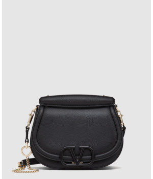 발렌티노 브이슬링 그레인드 카프스킨 숄더백