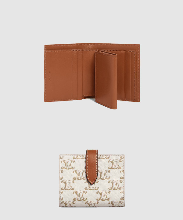 셀린느 트리오페 스몰 스트랩 지갑 10H262