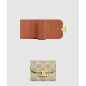 셀린느 스몰 트리옹프 플랩 지갑 10D782