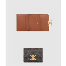 셀린느 트리옹프 동전 컴팩트 지갑 10I652