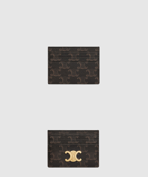 셀린느 트리옹프 캔버스 카드 지갑 10L832