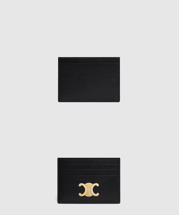 셀린느 트리옹프 카드 지갑 샤이니 카프스킨 10L833