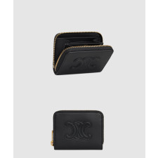 셀린느 퀴르 트리옹프 로고 컴팩트 지퍼 지갑 10K533