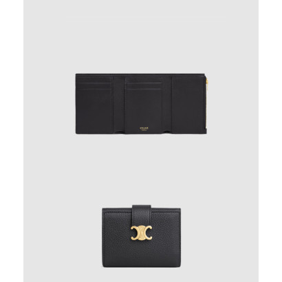 셀린느 니노 파인 스트랩 지갑 - 서플 그레인 카프스킨 10M963