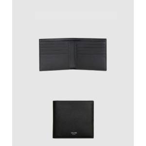 셀린느 바이폴드 카드 지갑 그레인 카프스킨 10B653