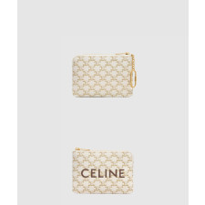 셀린느 트리옹프 동전 지갑 카드 파우치 10C662