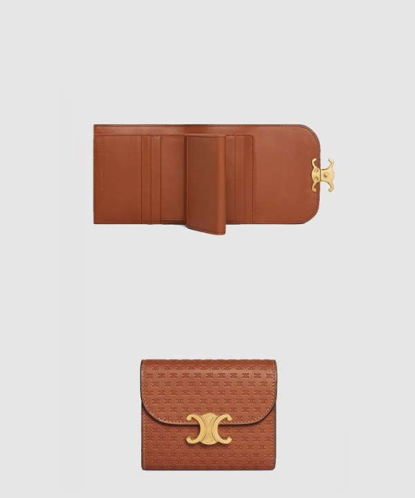 셀린느 스몰 트리옹프 플랩 지갑 10D783