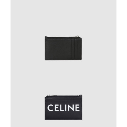 셀린느 로고 지퍼 카드 지갑 10F993