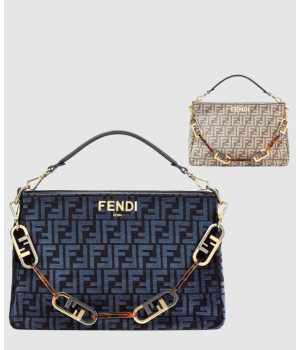 펜디 FF 태피스트리 오 락 숄더백 8BR805